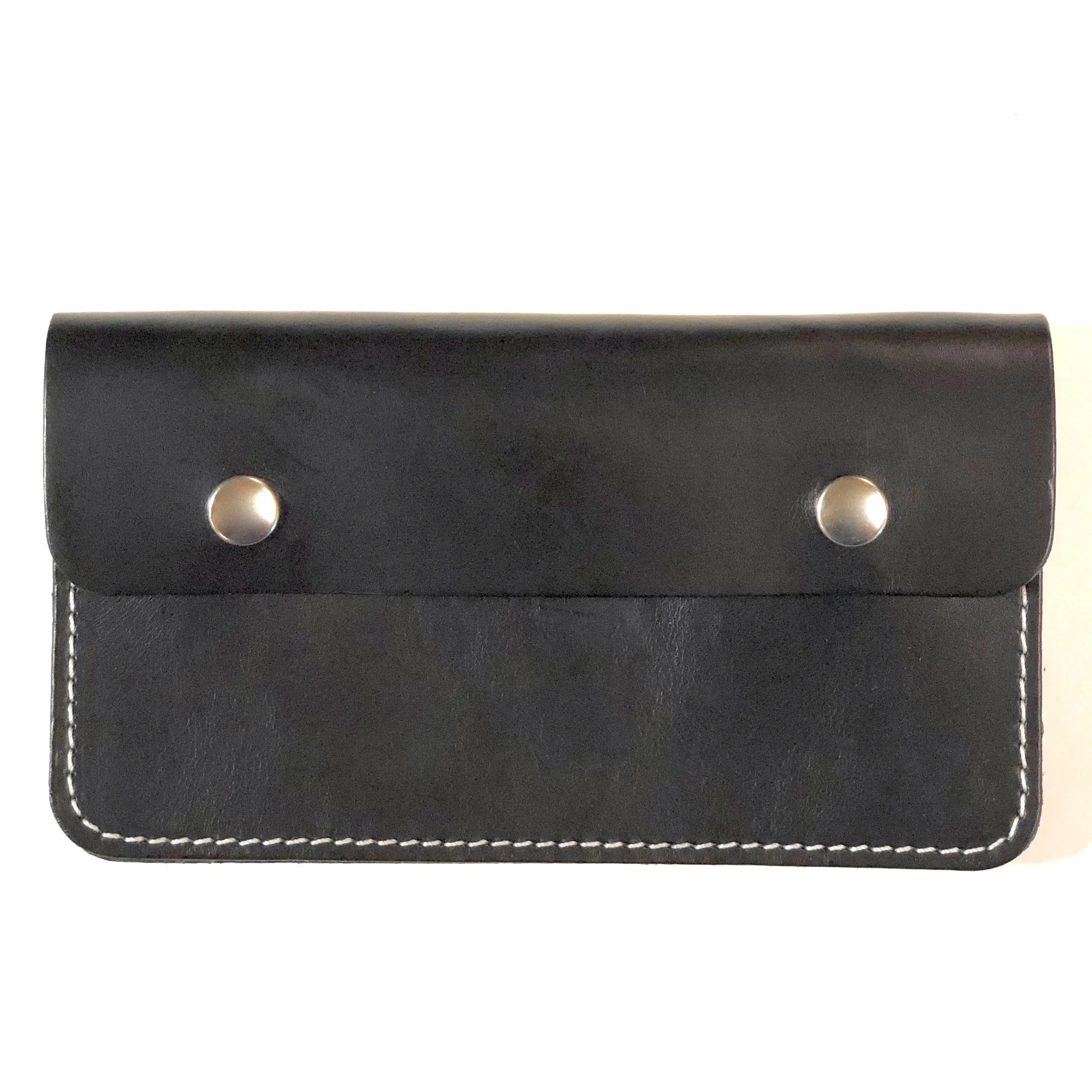 TW450 Trucker Wallet- Black Veg Tan