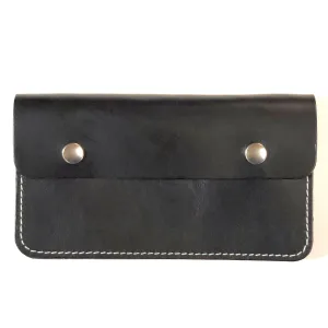 TW450 Trucker Wallet- Black Veg Tan