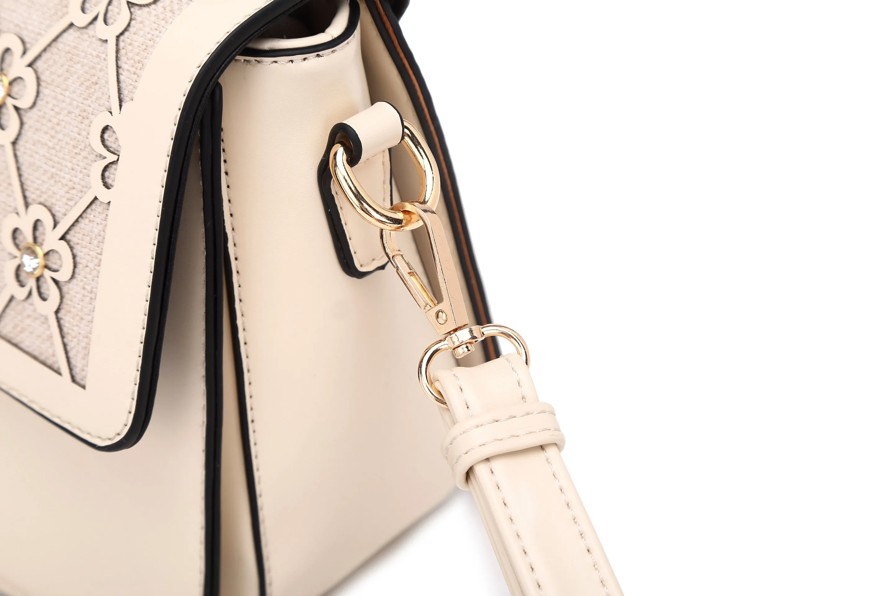 Wildflower Handmade Crossbody Satchel Evening Bag [KOS3002]