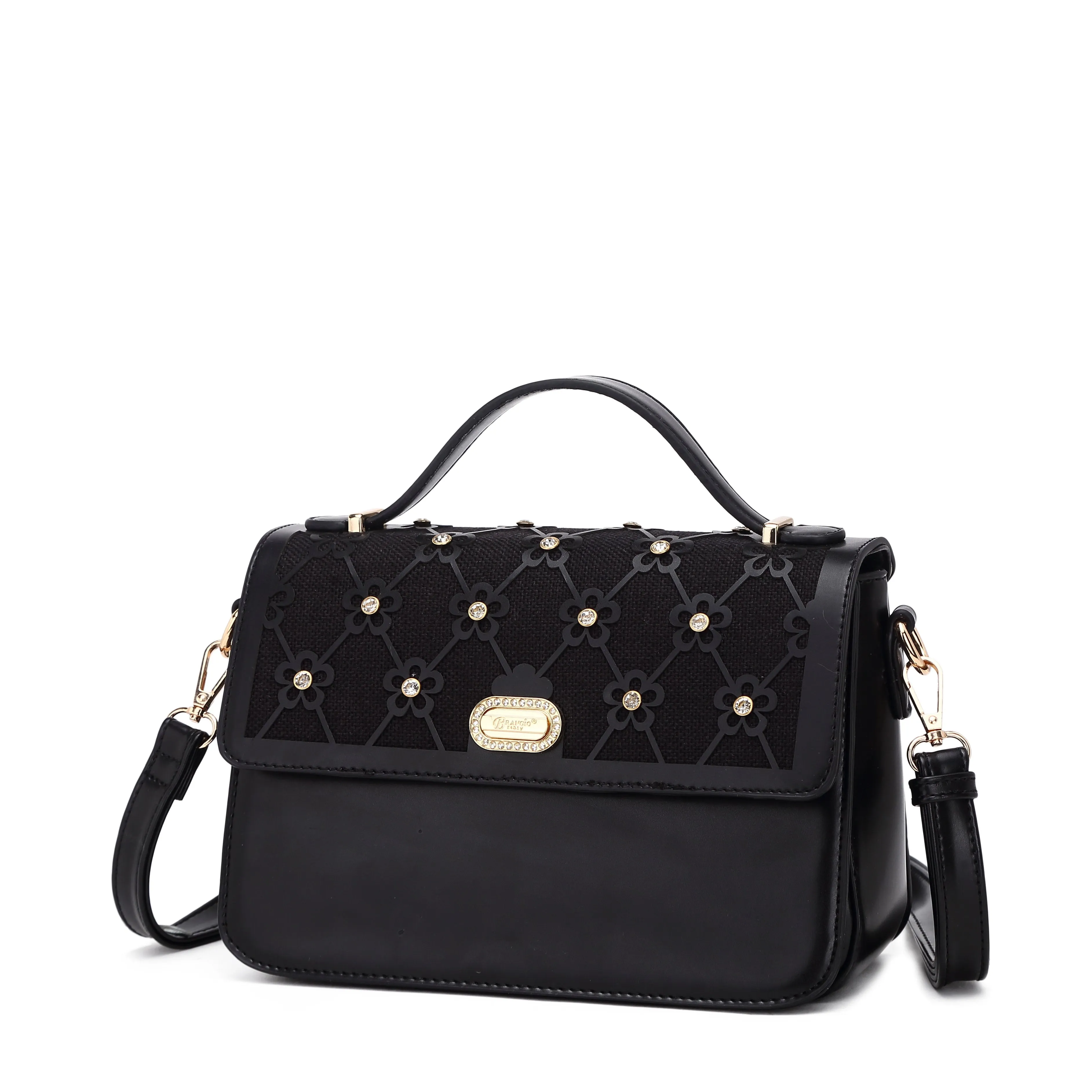 Wildflower Handmade Crossbody Satchel Evening Bag [KOS3002]