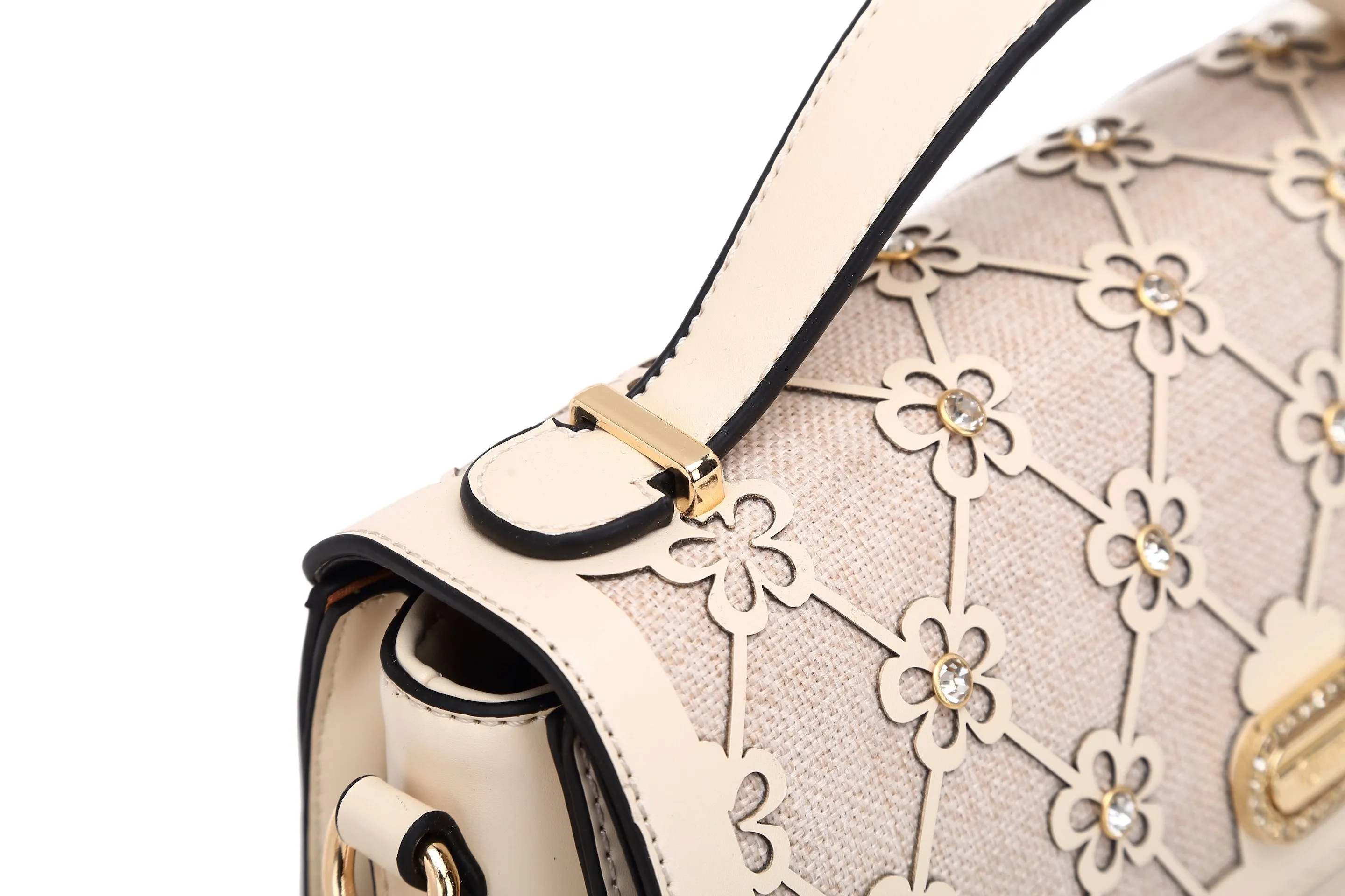 Wildflower Handmade Crossbody Satchel Evening Bag [KOS3002]