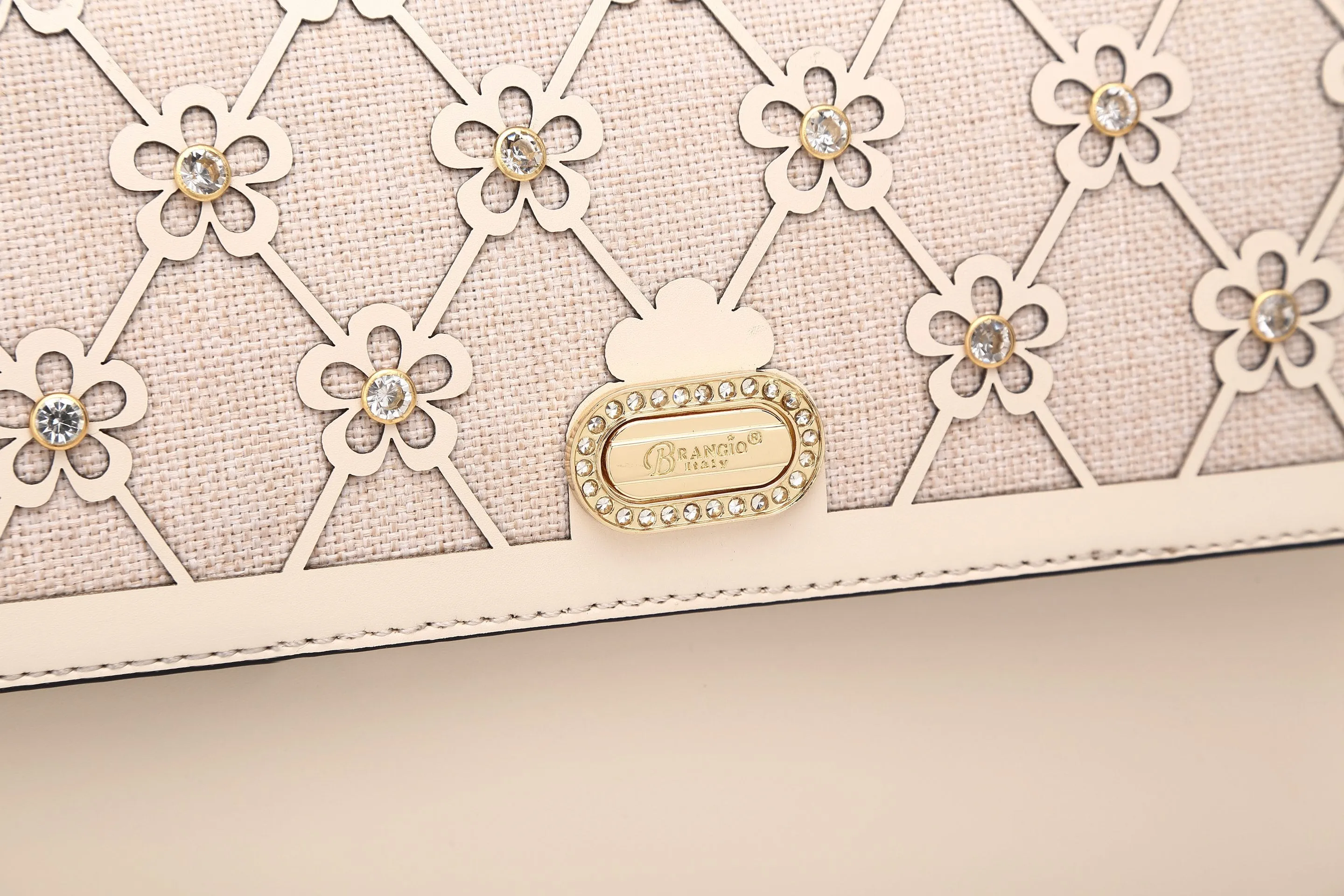 Wildflower Handmade Crossbody Satchel Evening Bag [KOS3002]
