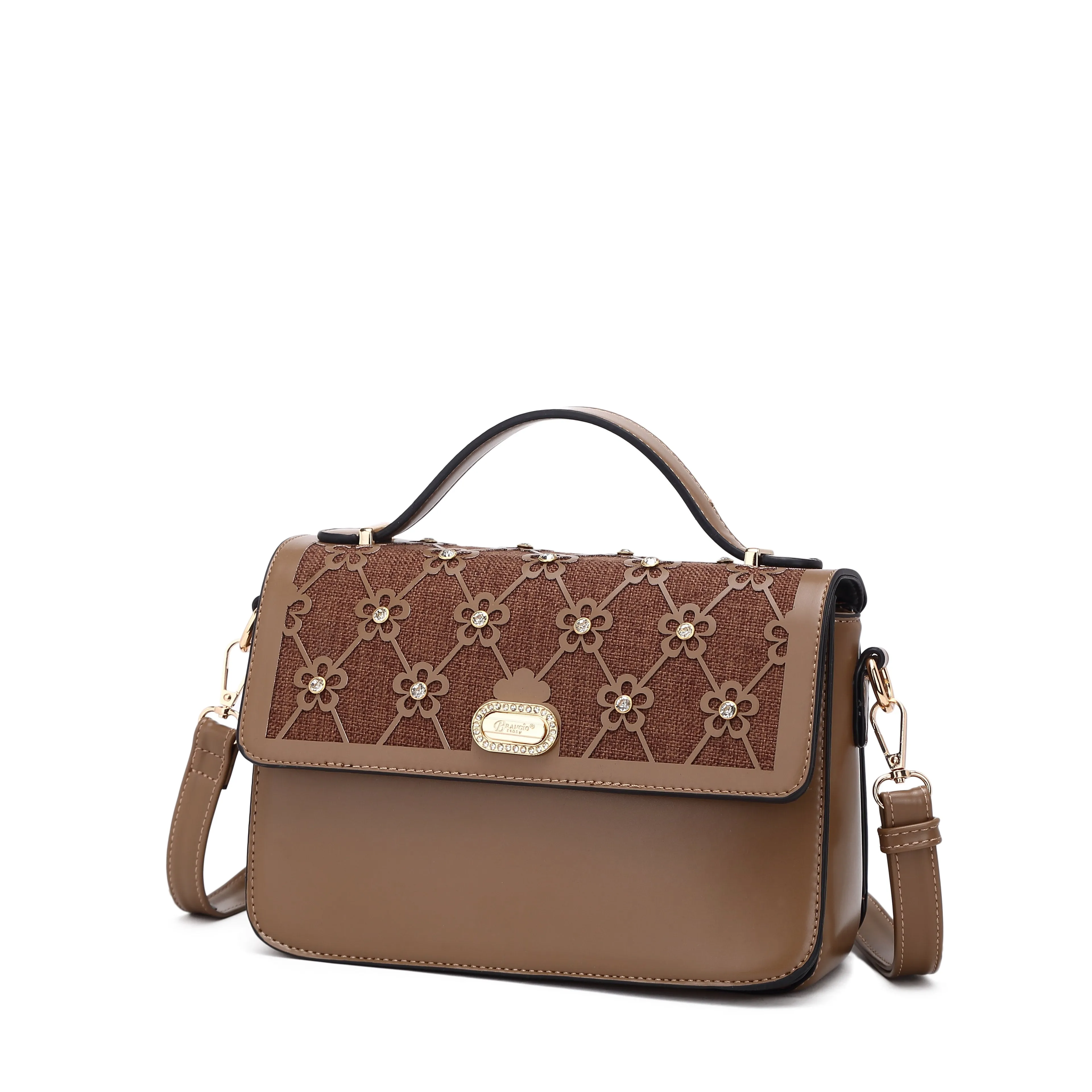 Wildflower Handmade Crossbody Satchel Evening Bag [KOS3002]