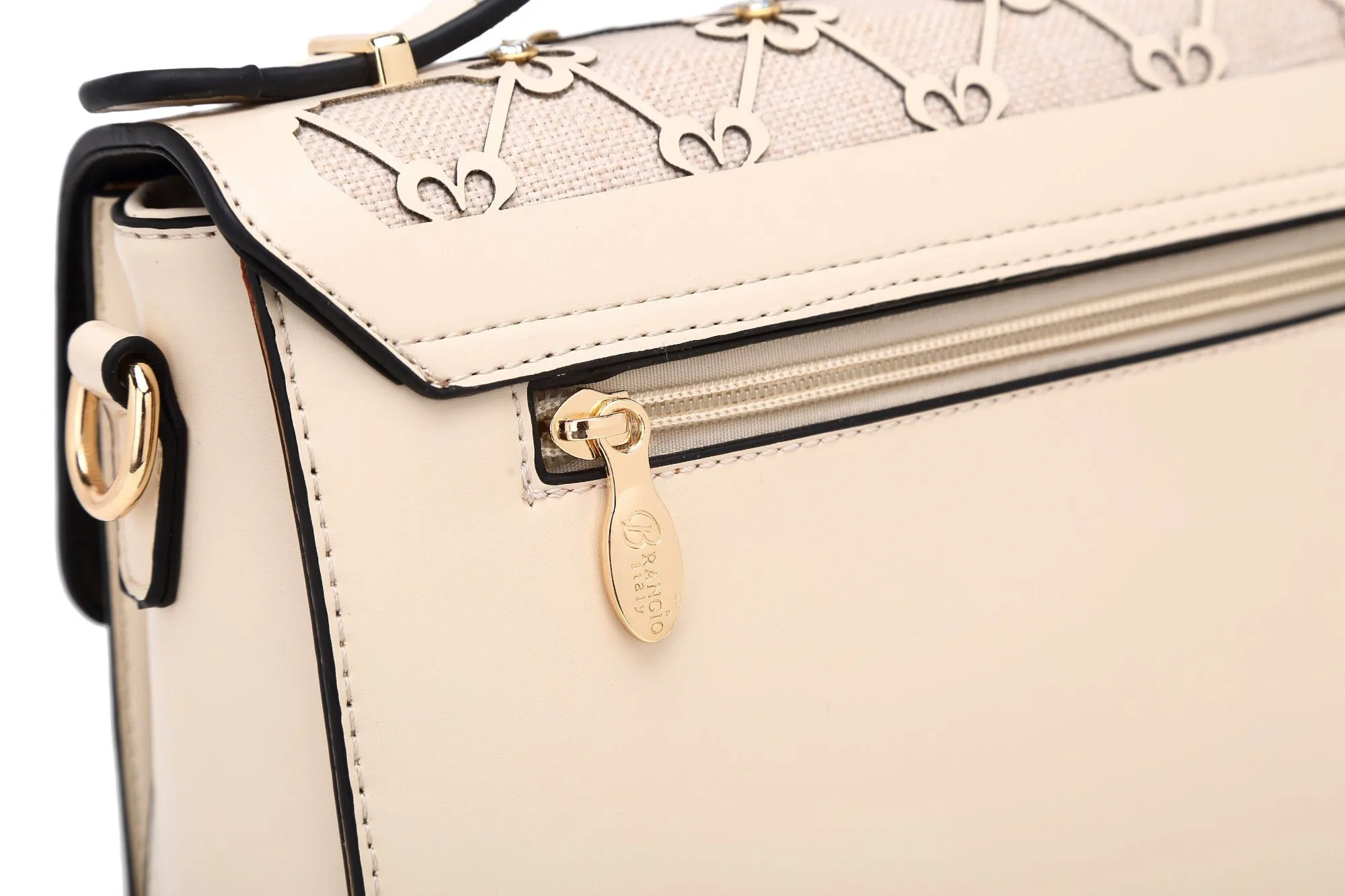 Wildflower Handmade Crossbody Satchel Evening Bag [KOS3002]